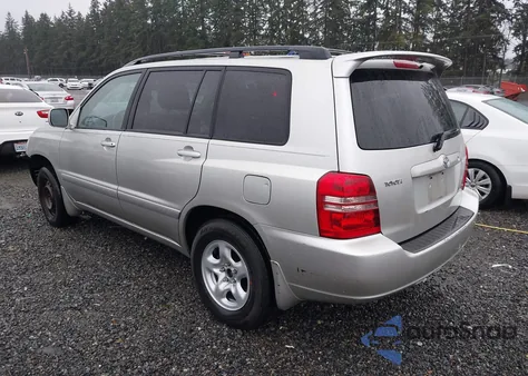 2002 Toyota Highlander V6 z USA, uszkodzony, nr VIN JTEGF21A220035069